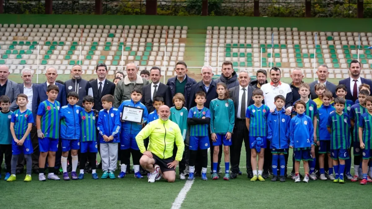Çaykur Rizespor futbol şenliği coşkusu