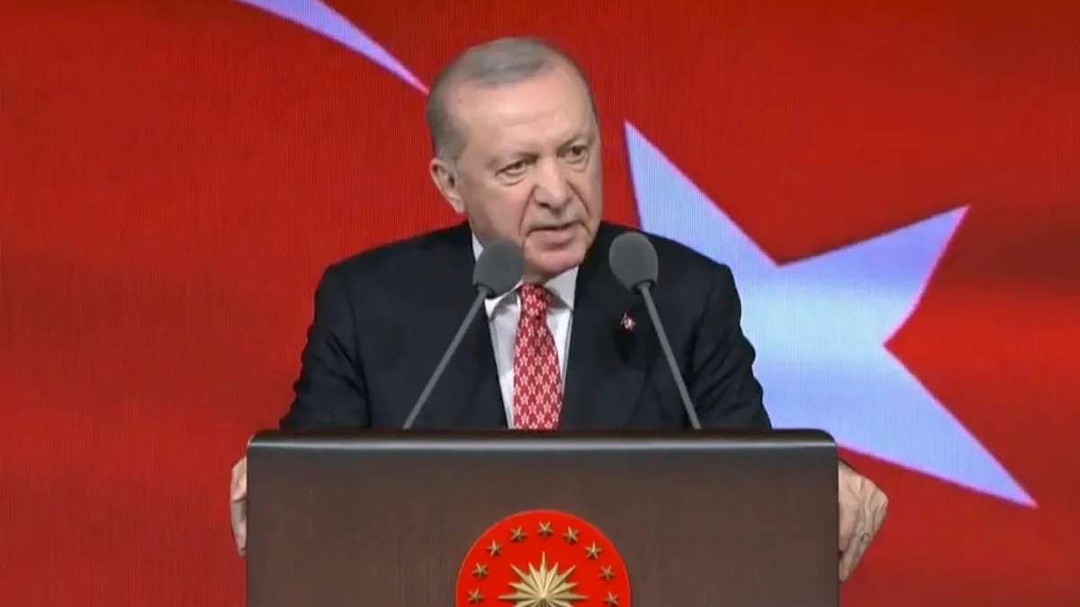 Cumhurbaşkanı Erdoğan, TDT Zirvesi vesilesiyle gerçekleştirilen akşam yemeğinde konuşuyor