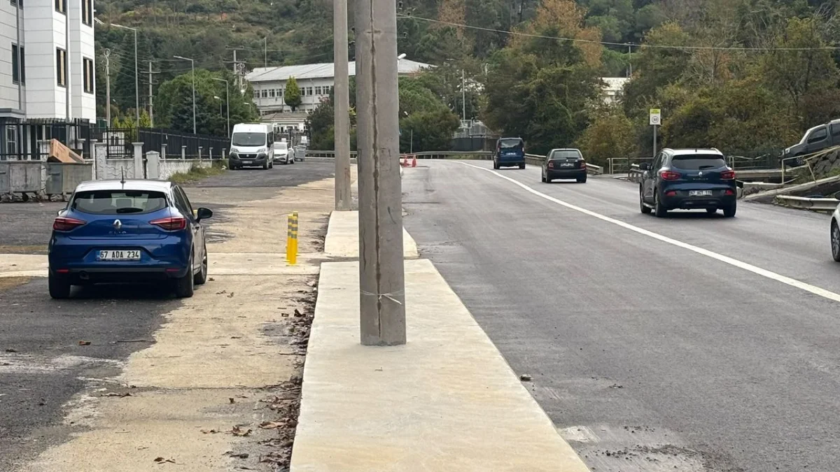 KALDIRIMDA SLALOM GEÇİŞLERİ!..