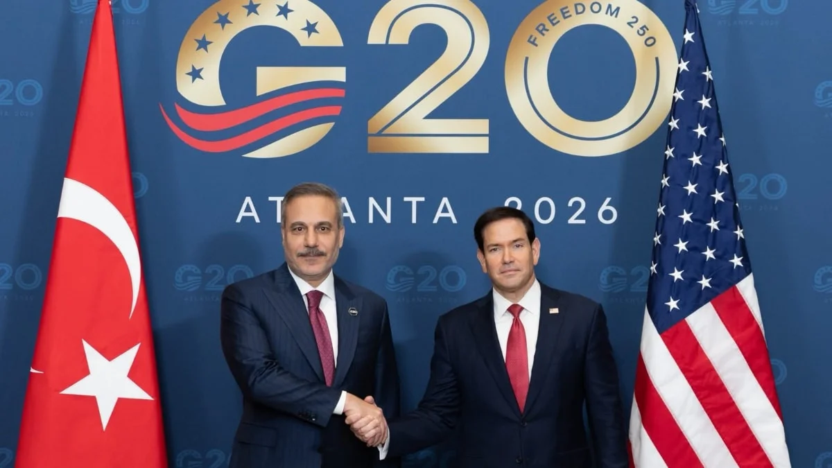Bakan Fidan, ABD Dışişleri Bakanı Rubio ile bir araya geldi