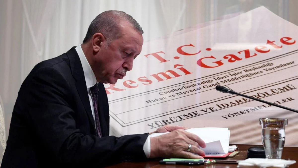 Cumhurbaşkanı Erdoğan'ın imzasıyla atama kararları Resmi Gazete'de
